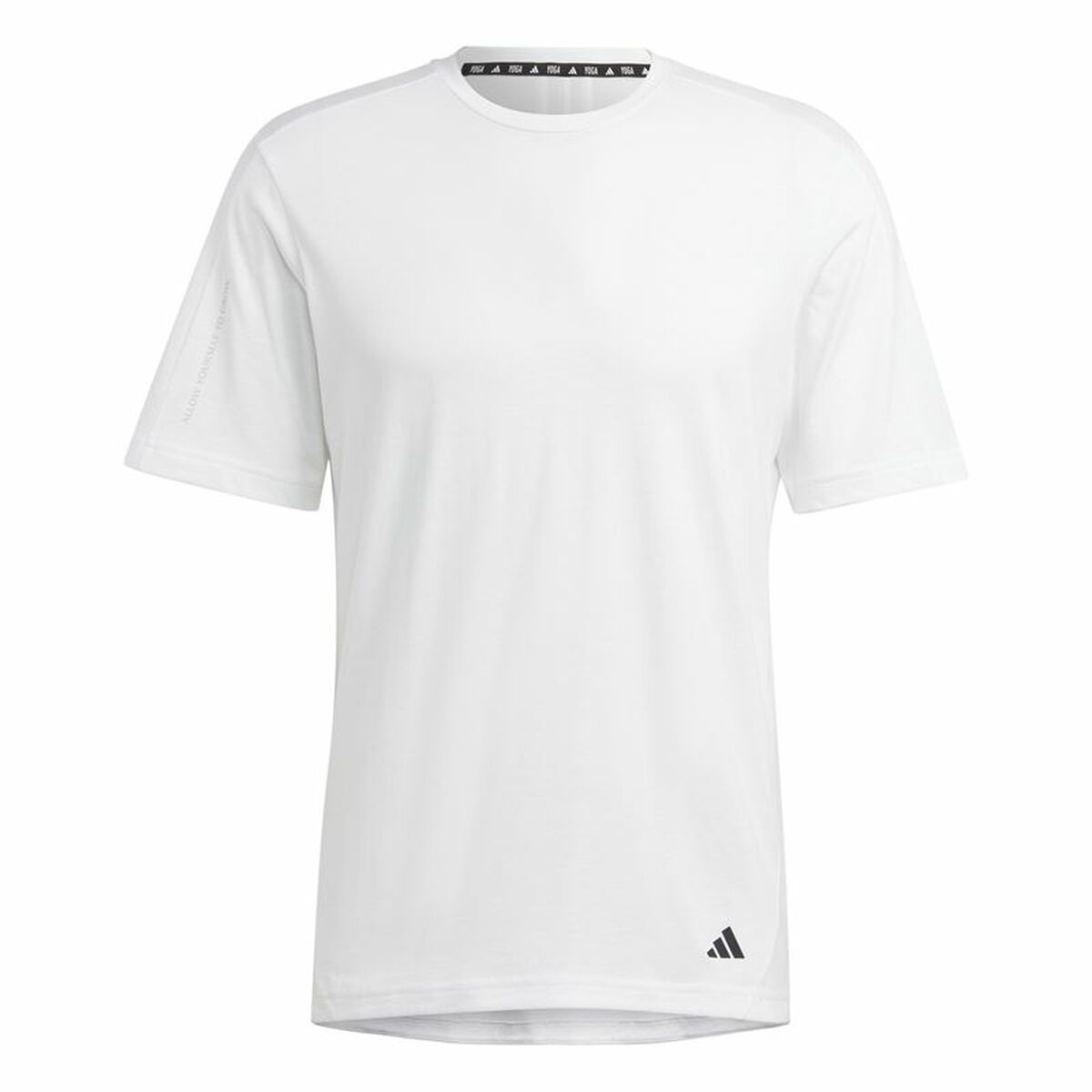 Heren-T-Shirt met Korte Mouwen Adidas Base Wit